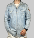 Polo Ralph Lauren Flag Western Aged Denim Shirt