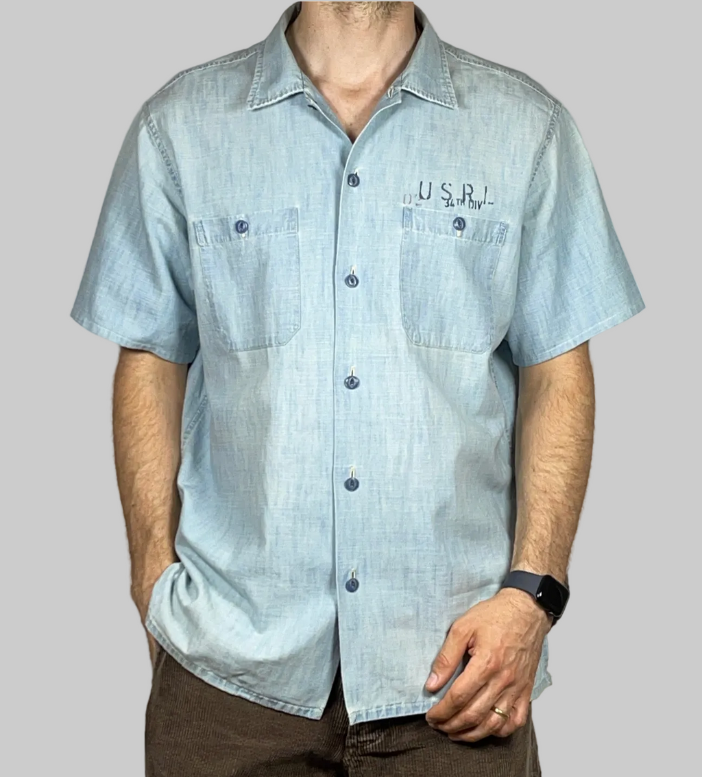 Polo Ralph Lauren Chambray Workwear Shirt (Vintage 2000s)