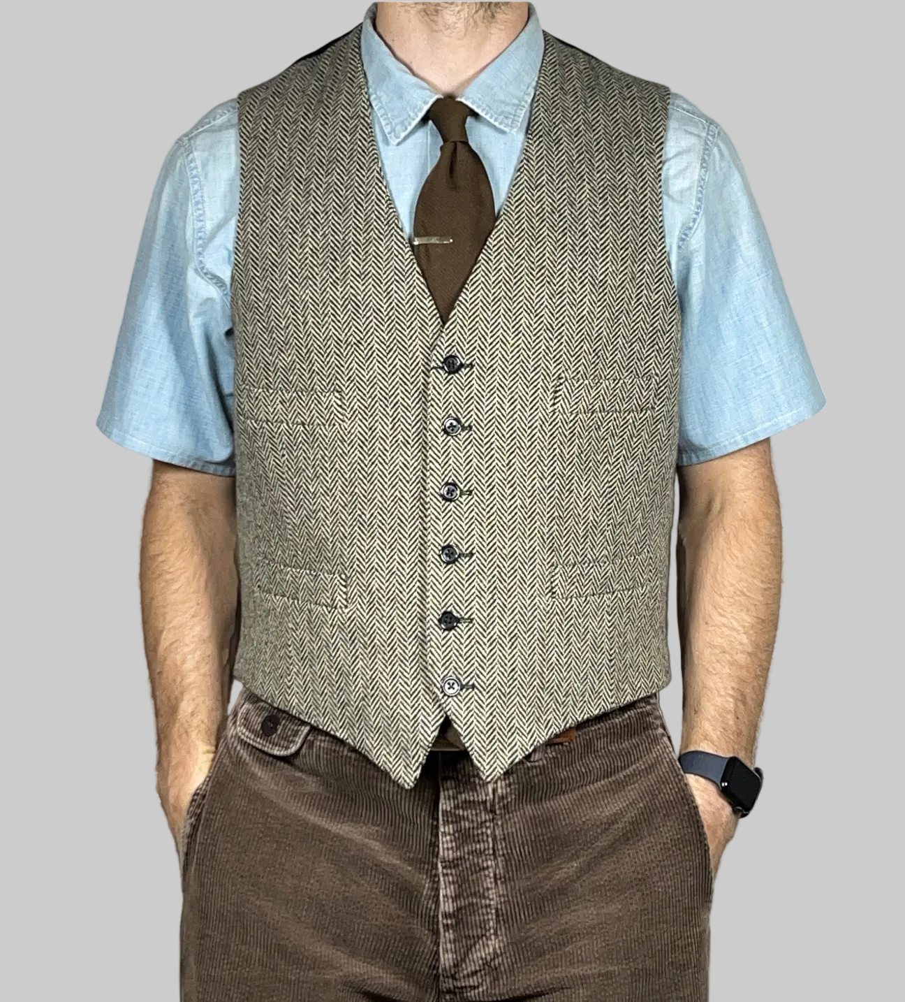 Polo Ralph Lauren Herringbone Wool Waistcoat