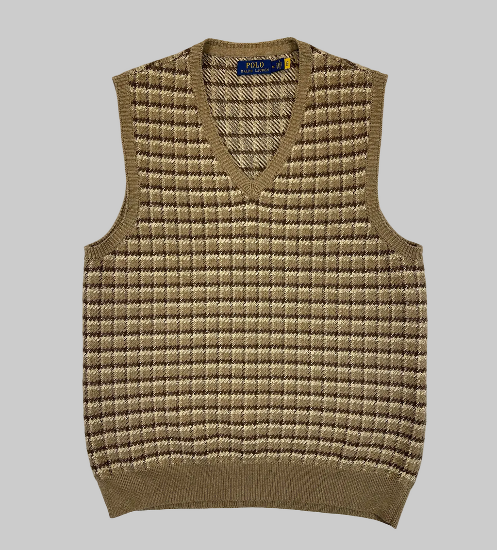 Polo Ralph Lauren Cotton & Cashmere Argyle Sweater Vest (2021)
