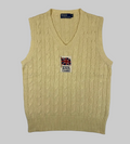 Polo Ralph Lauren UK Cable-Knit Cotton & Cashmere Sweater Vest (Vintage 2000s)