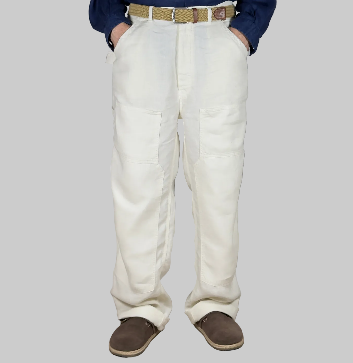 Polo Ralph Lauren Linen Carpenter Trousers (Vintage 2000s)