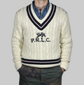Polo Ralph Lauren P.R.L.C. Crest Cricket Sweater (Vintage)