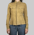 Ralph Lauren Military Suede Overshirt (Vintage)