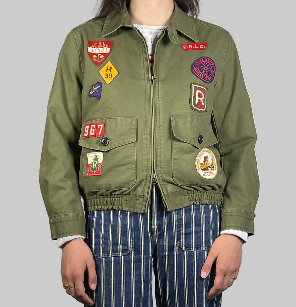 Polo Ralph Lauren Patch Canvas Bomber Jacket (2022)