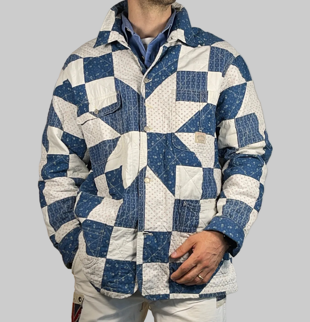 Polo Country Ralph Lauren Cotton & Linen Patchwork Shirt Jacket (2022)