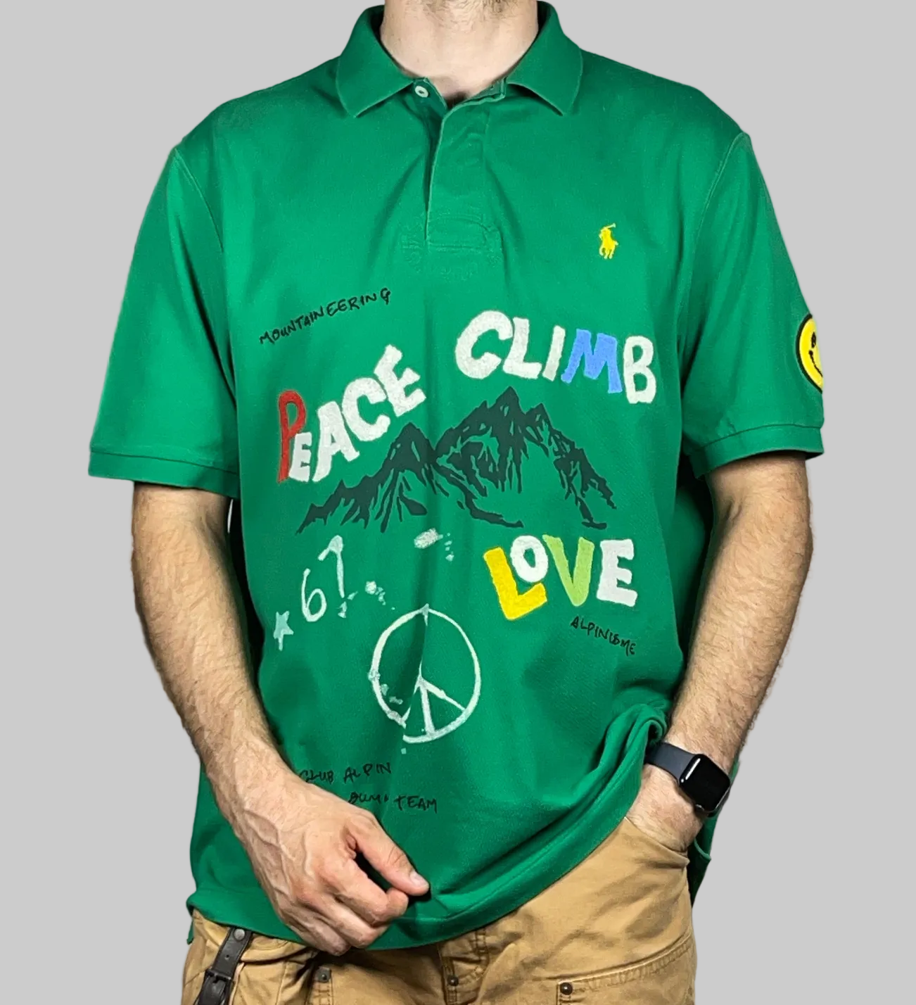 Polo Ralph Lauren Peace Climb Love Cotton Mesh Polo (2023)