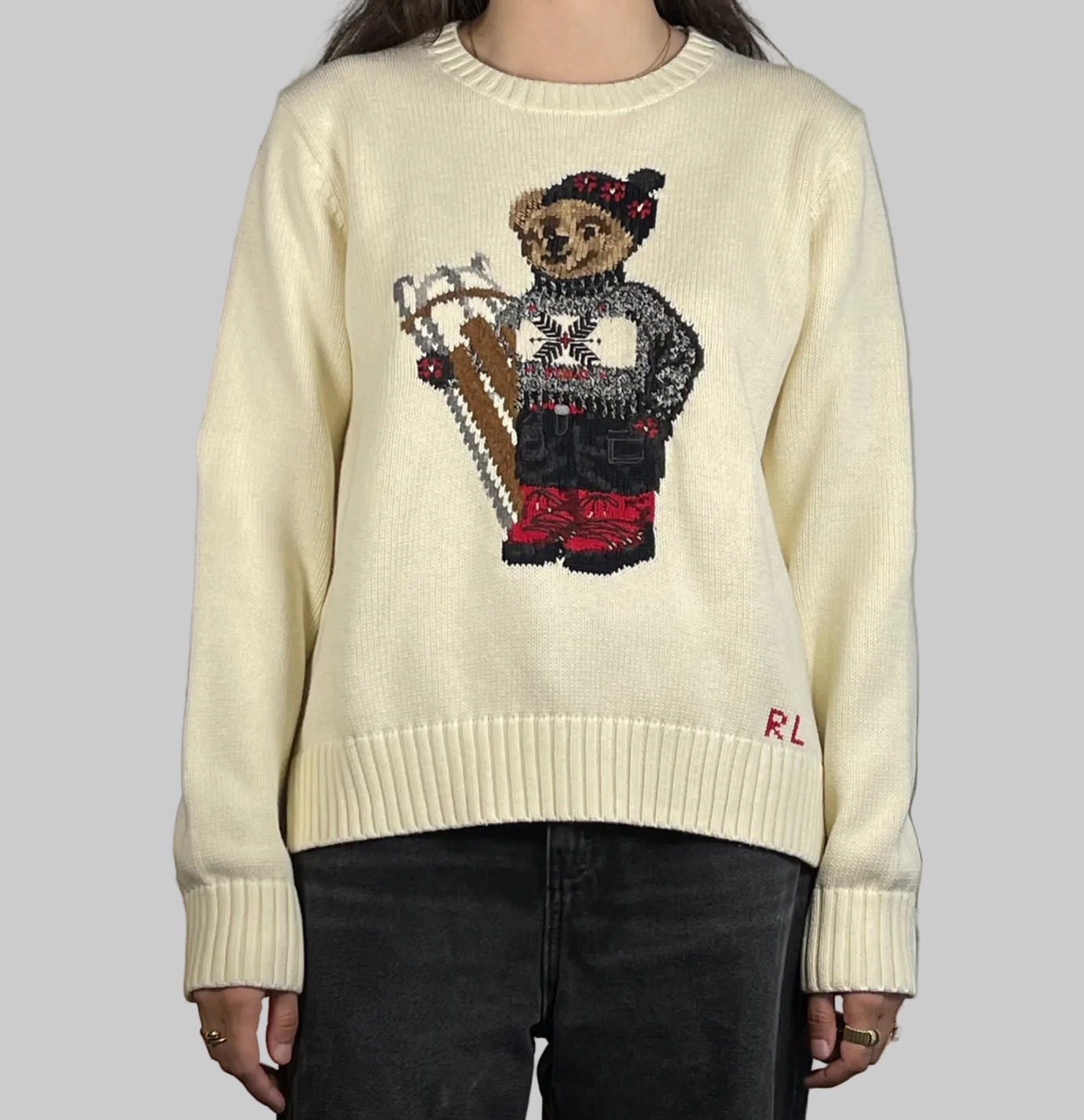 Polo Ralph Lauren Sled Polo Bear Cotton Sweater