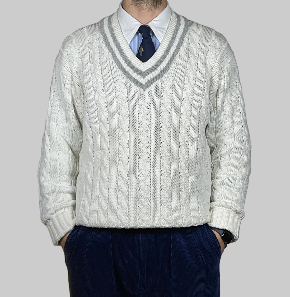 Polo Sport Ralph Lauren Iconic Cricket Cotton Sweater (Vintage)