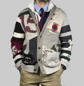 Polo Ralph Lauren P.R.L.F.C. Patchwork Fleece Cardigan