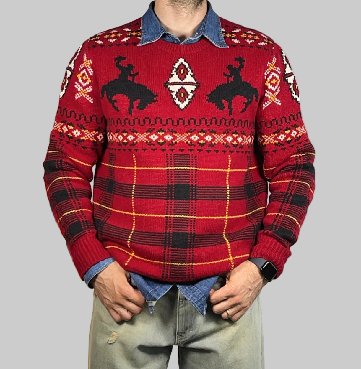 Polo by Ralph Lauren Western-Inspired Fair Isle Sweater (2023)