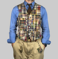 Polo by Ralph Lauren Polo Soft Madras Patchwork Vest (Vintage)