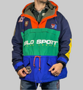 Polo Sport Ralph Lauren Color-Block Water-Repellent Pullover Jacket