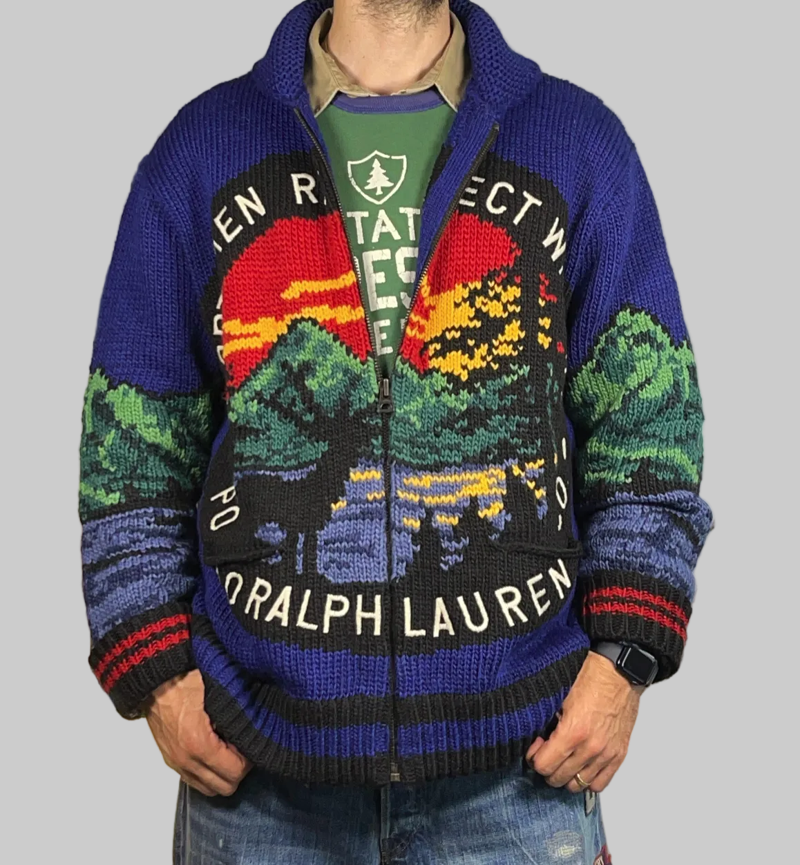 Polo Ralph Lauren Polo Sportsman Full-Zip Wool & Alpaca Sweater