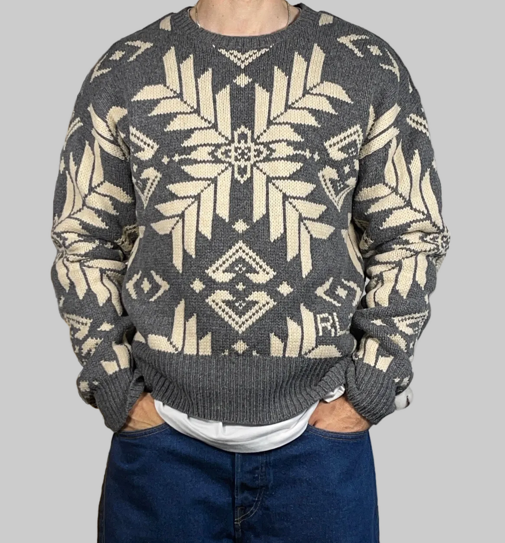 Polo by Ralph Lauren Snowflake Intarsia Wool Sweater (2022)