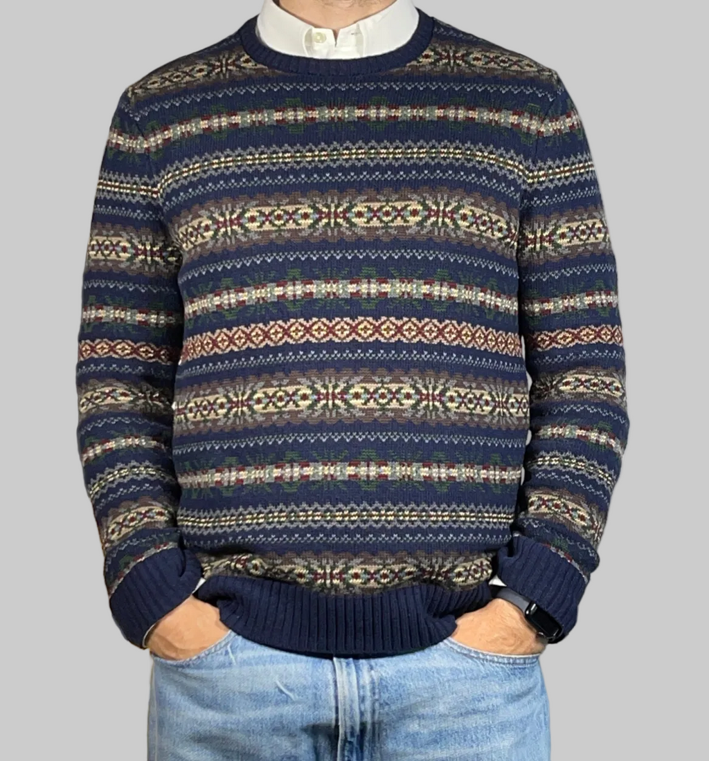 Polo Ralph Lauren Fair Isle Cotton & Cashmere-Blend Sweater