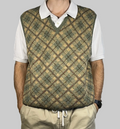 Polo by Ralph Lauren Vintage Hand-Knit Argyle Wool Sweater Vest