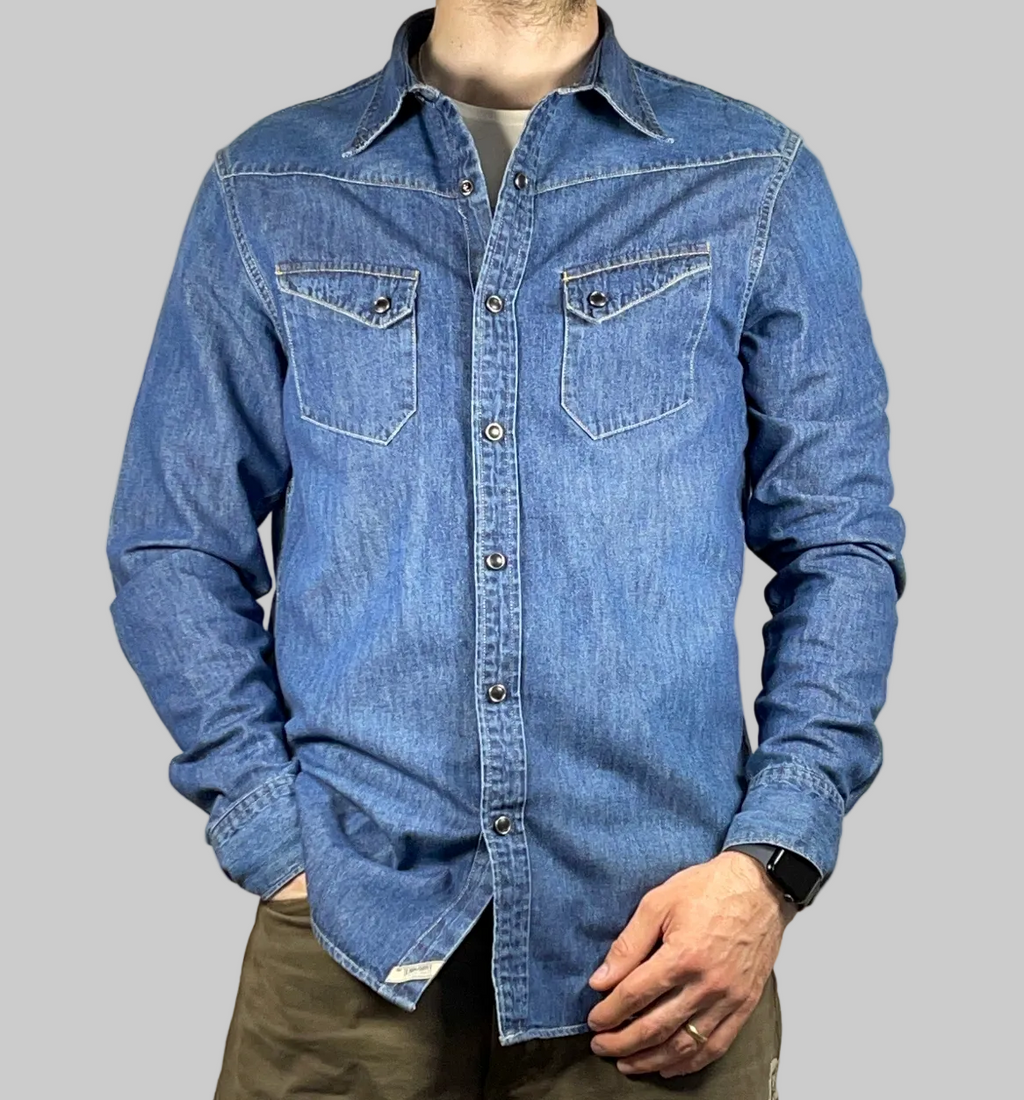 Ralph Lauren Denim & Supply Vintage Western Denim Shirt