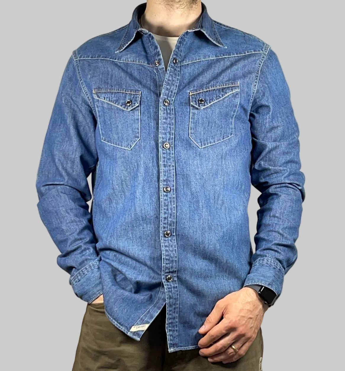 Ralph Lauren Denim & Supply Vintage Western Denim Shirt