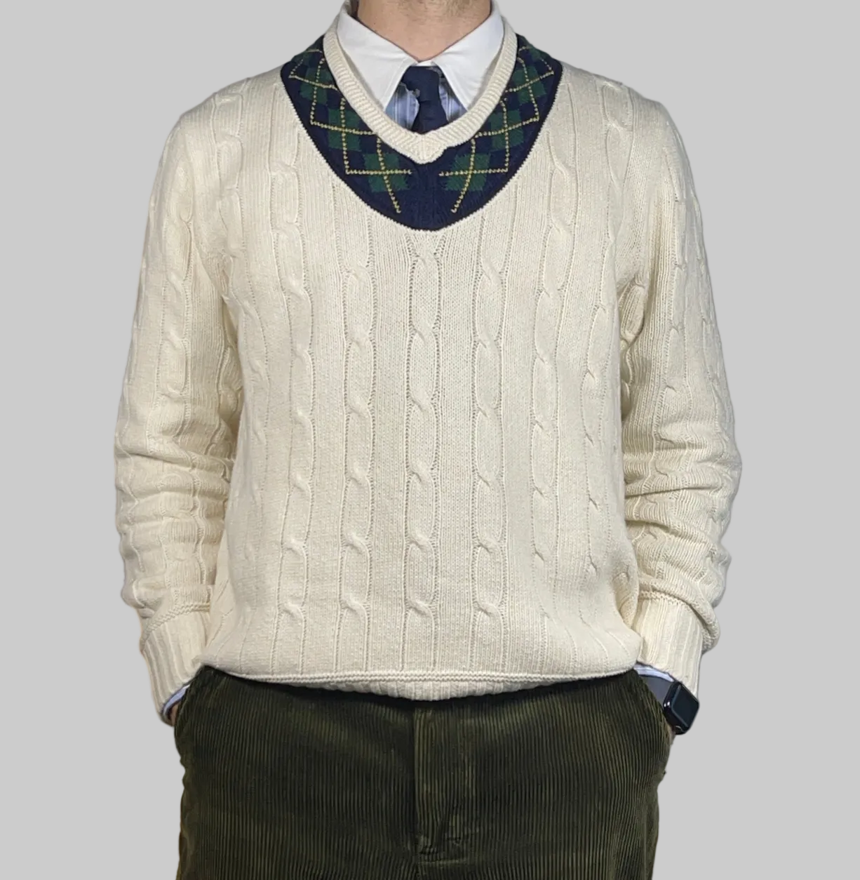 Polo by Ralph Lauren Iconic Cotton & Cashmere Cricket Sweater