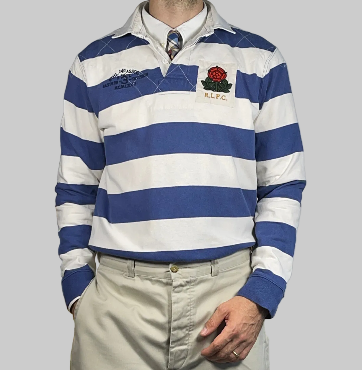 Polo Ralph Lauren Striped Cotton Jersey Rugby Shirt