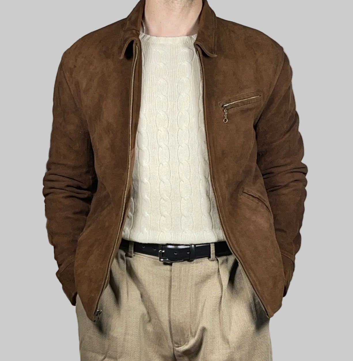 Polo by Ralph Lauren Hemingway Goat Suede Jacket (Fall 2022)
