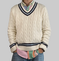 Polo Ralph Lauren Iconic Cable-Knit Cricket Sweater (2023)