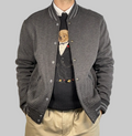 Polo Ralph Lauren Vintage Herringbone Wool-Blend Varsity Jacket