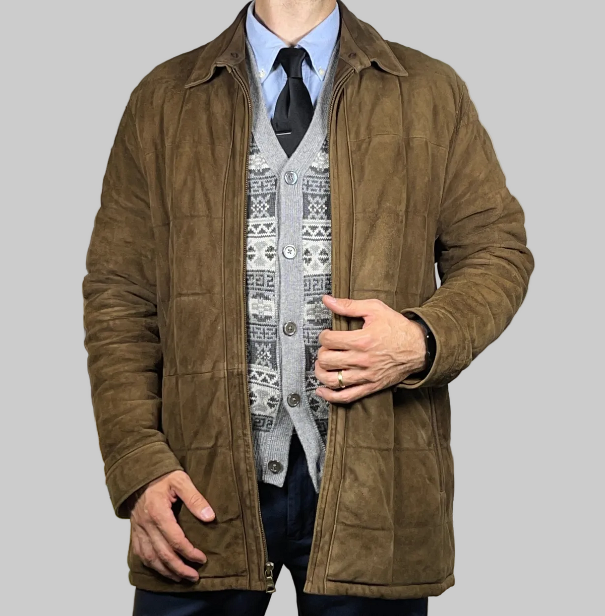 Polo by Ralph Lauren Vintage Quilted Suede Jacket