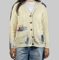 Polo Ralph Lauren Patchwork Aran-Knit Cardigan