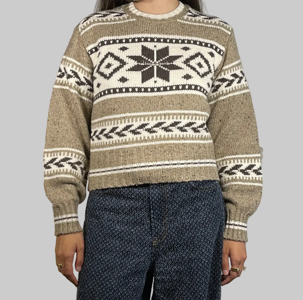 Polo Ralph Lauren Snowflake Intarsia Wool-Blend Sweater