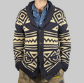 Ralph Lauren Denim & Supply Geometric Cotton Cardigan