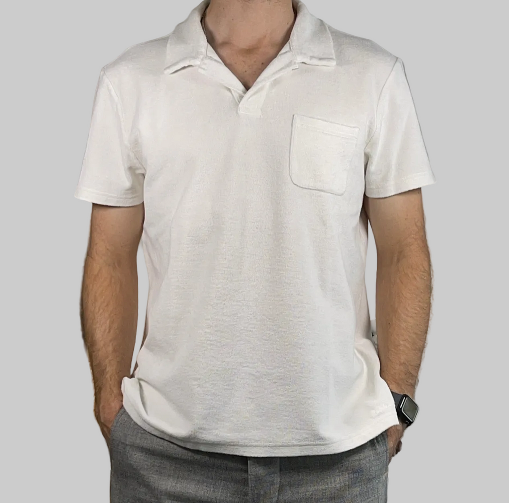 Ralph Lauren Purple Label Côte d’Azur Cotton Terry Polo Shirt