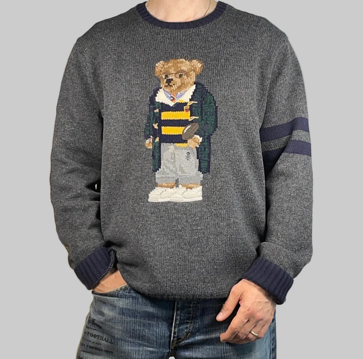 Polo Ralph Lauren Polo Bear Rugby Wool Sweater XL