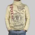 Polo by Ralph Lauren Vintage Nautical-Inspired Wool Turtleneck Sweater S