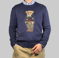Polo Ralph Lauren Polo Bear Preppy Cotton & Linen Sweater S