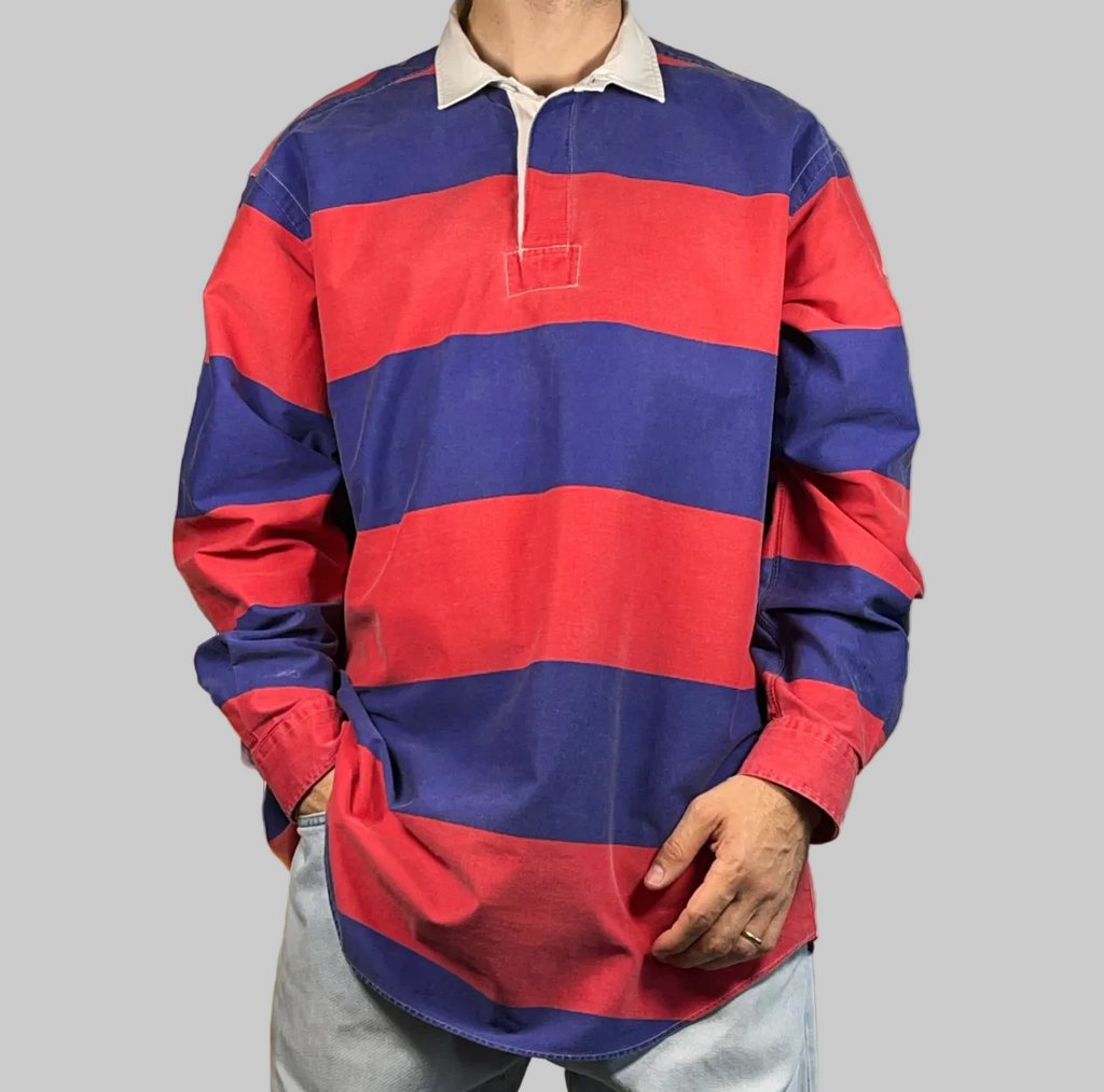 Polo by Ralph Lauren Vintage CP RL-93 Striped Rugby Shirt XL