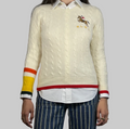 Polo Ralph Lauren RLNY Cable-Knit Wool & Cashmere Sweater M
