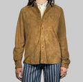 Ralph Lauren Polo Sport Vintage Polo Sportswoman Goat Suede Overshirt M