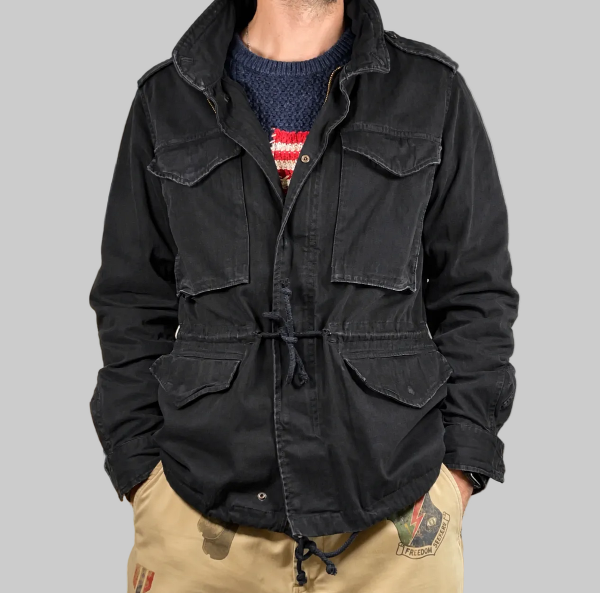 Ralph Lauren Denim & Supply Vintage Herringbone Field Jacket M