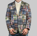 Polo by Ralph Lauren Polo Soft Patchwork Madras Cotton Blazer M