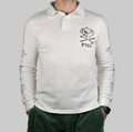 Polo Ralph Lauren Polo Bear Long-Sleeve Cotton Piqué Polo Shirt M