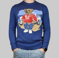 Polo by Ralph Lauren Polo Bear RL-67 Surf Cotton Sweater XS