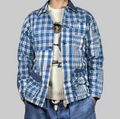 🧵 Polo by Ralph Lauren x Oak Bluffs Limited-Edition Indigo Patchwork Overshirt S