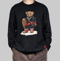Polo Ralph Lauren Polo Bear Vintage Snowshoes Cotton & Cashmere Sweater XXL