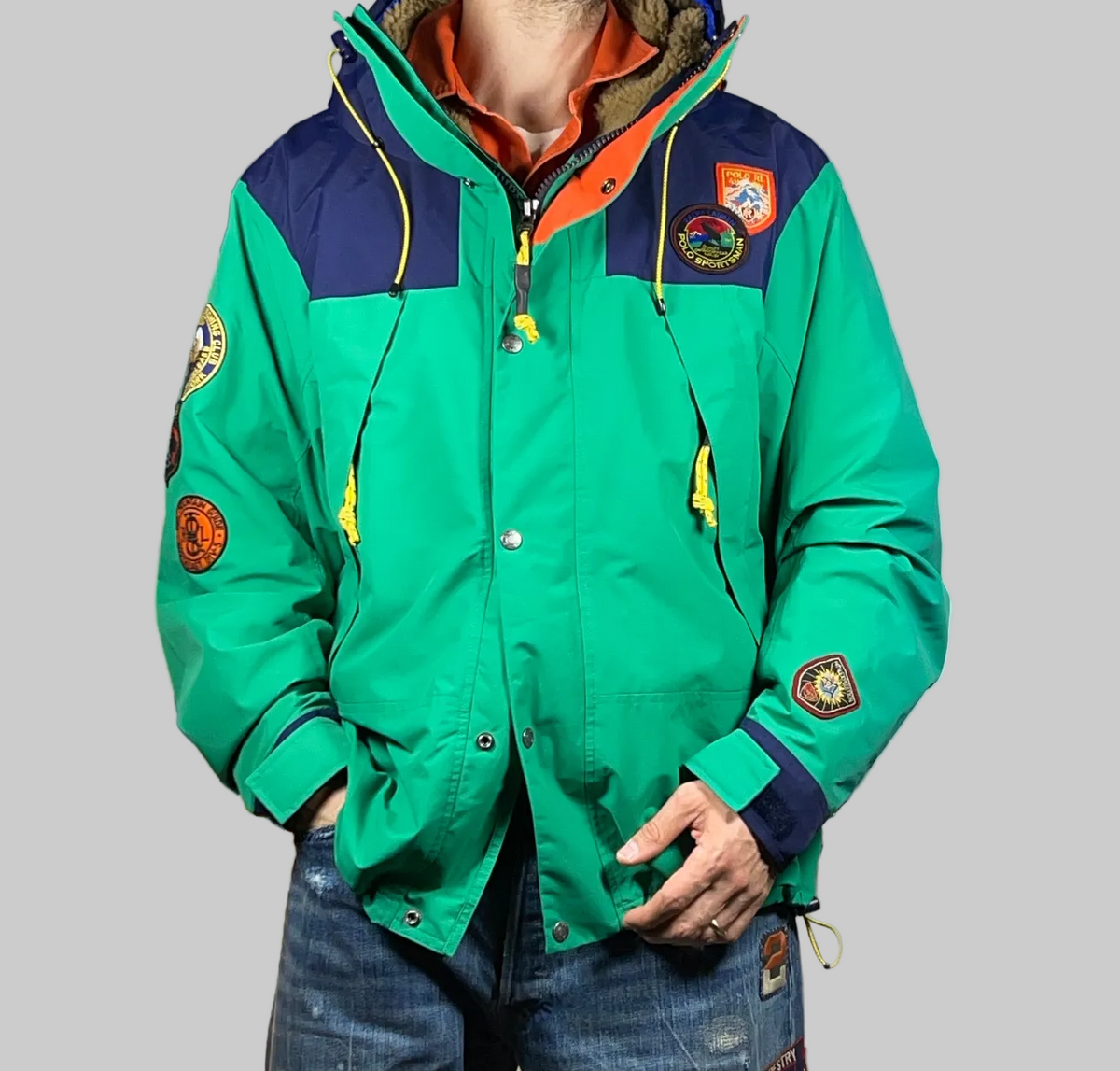 Polo Ralph Lauren Polo Sportsman Color-Block Nylon Anorak L