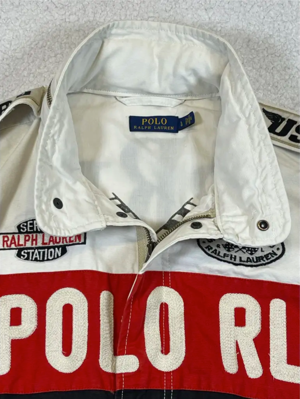 Canvas racing jacket Polo Ralph Lauren
