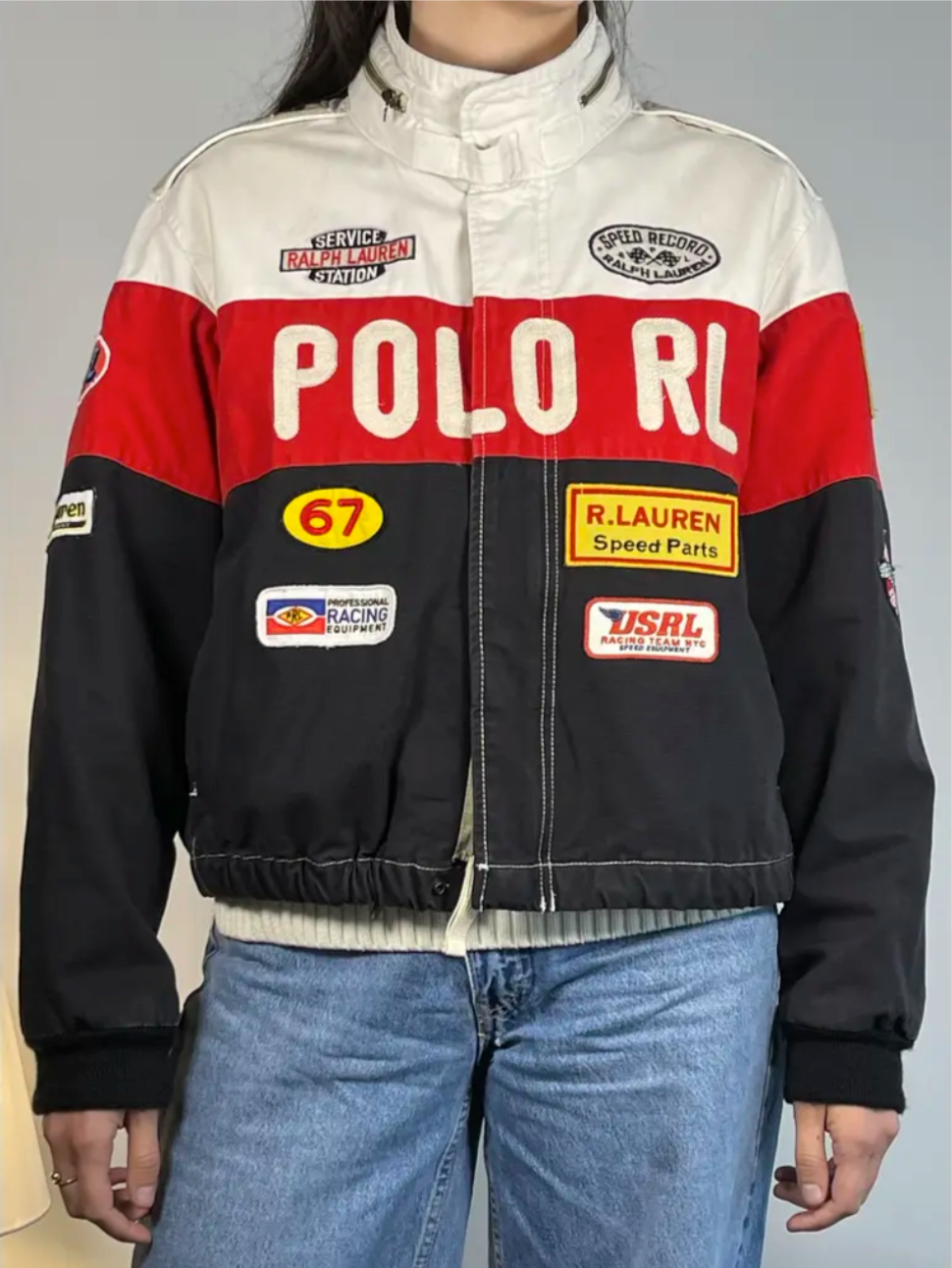 Canvas racing jacket Polo Ralph Lauren