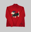 Lauren Ralph Lauren Pullover mit Hundemotiv und Trichterhals (Vintage)