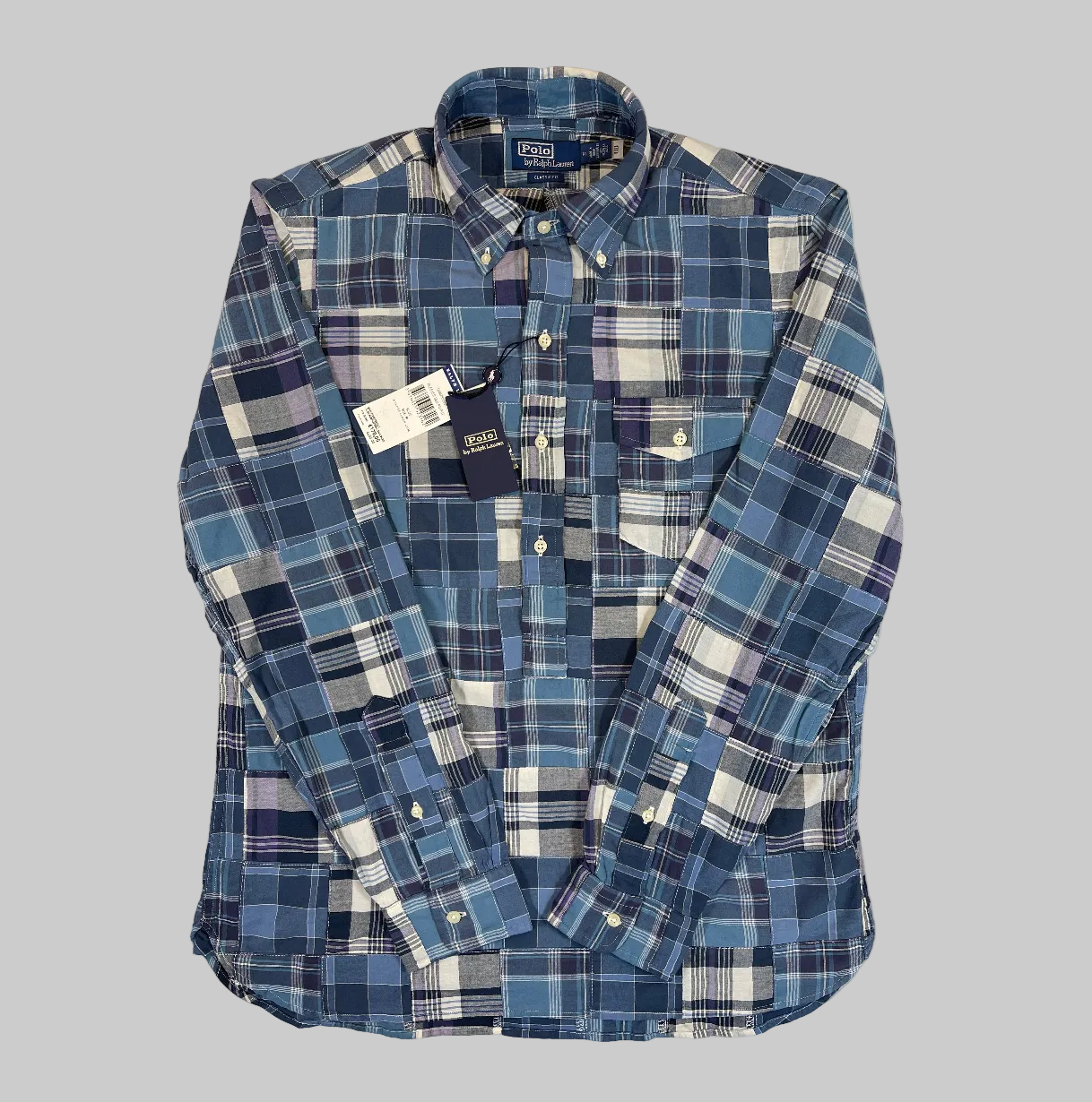 Polo Ralph Lauren Madras Patchwork Pullover Shirt (2025)